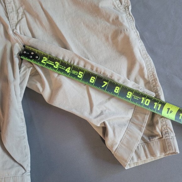 The North Face Bermuda Shorts Womens 12 Tan Brown Cotton Stretch Outdoors Hike - Picture 5 of 13